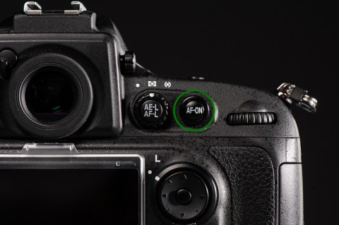 The AF-ON button ( Nikon D800). Photo: Øystein H. Horgmo © All rights reserved.